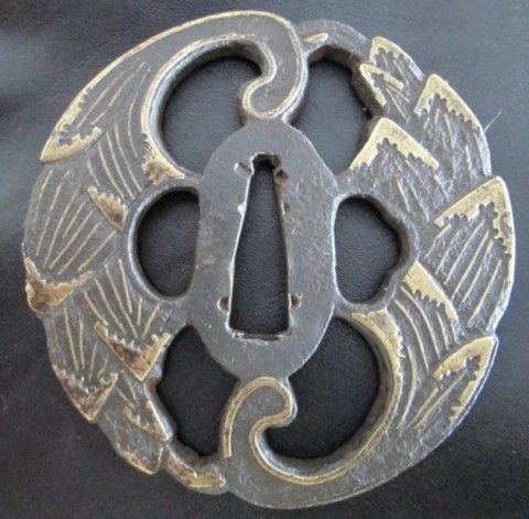 C - ARMI ANTICHE - ARMI GIAPPONESI (AG) - TSUBA  N.34