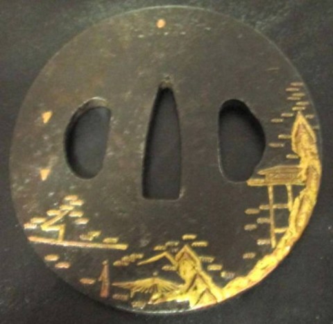 C - ARMI ANTICHE - ARMI GIAPPONESI (AG) - TSUBA  N.15