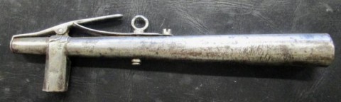 C - ARMI ANTICHE - PISTOLE (P) - CARICHINO-PORTAPOLVERE  PER  PISTOLA A PIETRA  SEC. XVII