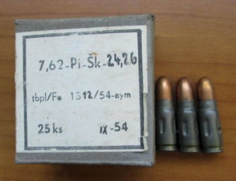 H - ACCESSORI - MUNIZIONI INERTI - CARTUCCE CAL. 7,62x25