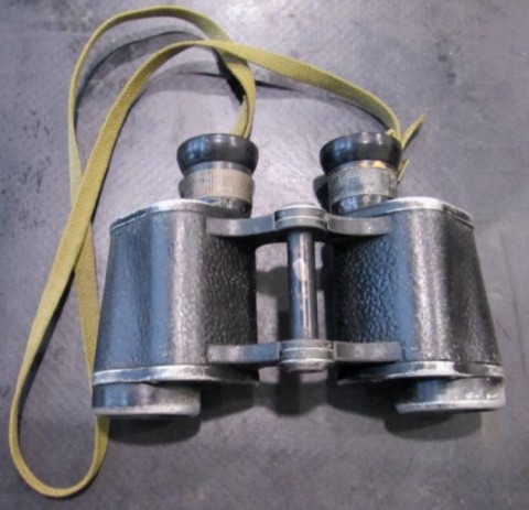 I - MILITARIA STORICA - EQUIPAGGIAMENTO (EQ) - WH  DIENSTGLAS  6x30 + CINGHIETTA TRASPORTO