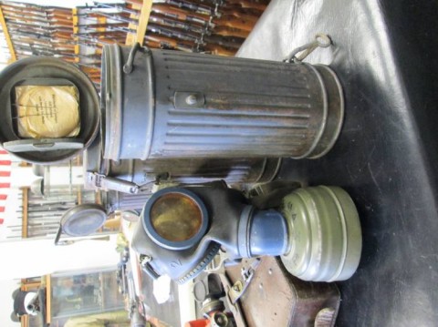 I - MILITARIA STORICA - EQUIPAGGIAMENTO (EQ) - LW  MASCHERA ANTIGAS + CONTENITORE MODELLO �ALTO�