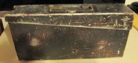 I - MILITARIA STORICA - EQUIPAGGIAMENTO (EQ) - WH  CASSETTA METALLO PORTANASTRI x MG