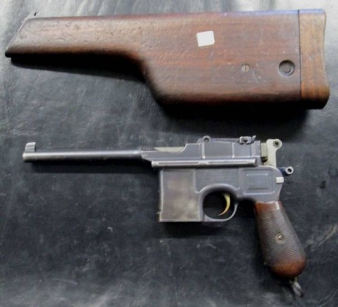 E - ARMI ATTIVE -  - MAUSER C.96 Saint Etienne Cal. 7,63 M + Calciolo