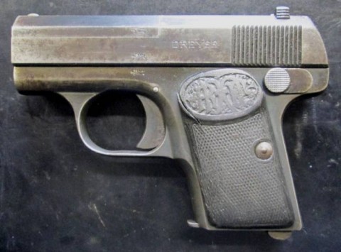E - ARMI ATTIVE -  - PISTOLA DREYSE  M.1909  Cal. 6,35