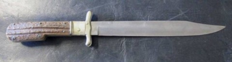 D - ARMI BIANCHE -  - COLTELLO A SERRAMANICO TRUPPE COLONIALI TEDESCHE �8/900
