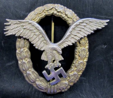 I - MILITARIA STORICA - DECORAZIONI (D) - BREVETTO  LW  PILOTA-OSSERVATORE (2)
