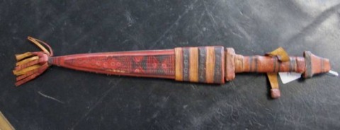 C - ARMI ANTICHE -  - PUGNALE TUAREG DA CINTURA