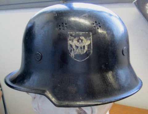 I - MILITARIA STORICA -  - ELMETTO M.34  FEUR-POLIZEI BIFREGIO