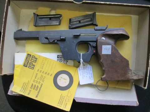 E - ARMI ATTIVE -  - PISTOLA WALTHER GSP  Cal. 22 LR