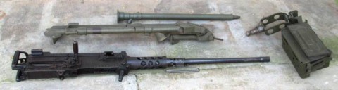 F - ARMI DISATTIVATE -  - BROWNING  M2HB  Cal.50 + TREPPIEDE M.3