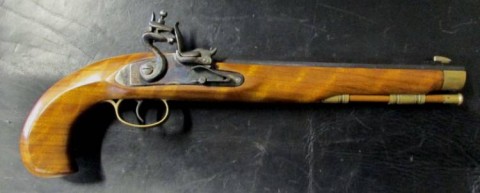 F - ARMI DISATTIVATE -  - PISTOLA KENTUCKY A PIETRA  (REPLICA ARMI JAGER).