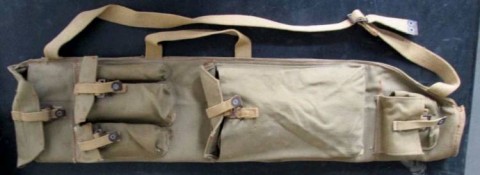 I - MILITARIA STORICA - EQUIPAGGIAMENTO (EQ) - GB  PORTACANNA PER  BREN + ACCESSORI PULIZIA