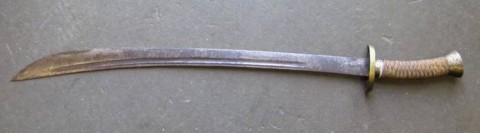 C - ARMI ANTICHE -  - SPADA  �DAO�  Sec. XIX