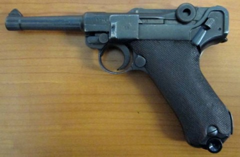 F - ARMI DISATTIVATE - PISTOLE (P) - PISTOLA  LUGER P.08  S/42  1936  scarr.