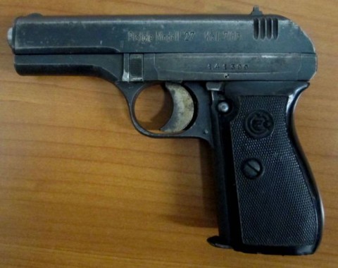 F - ARMI DISATTIVATE -  - PISTOLA  CZ  M.27 (P.27t)  con  WaA   scarr.