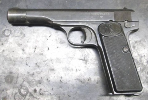 F - ARMI DISATTIVATE - PISTOLE (P) - PISTOLA BROWNING M.1910/22 con WaA (3) scarr.