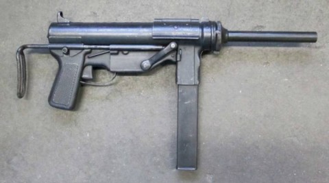 F - ARMI DISATTIVATE -  - PM  M.3 GREASE GUN  Cal. 9mm  Brunito  scarr.