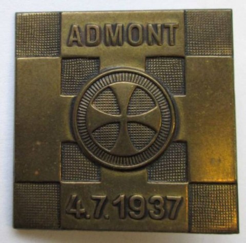 I - MILITARIA STORICA - DECORAZIONI (D) - DISTINTIVO  �ADMONT 4.7.1937�