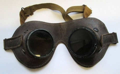 I - MILITARIA STORICA -  - WH  OCCHIALI CUOIO GJ