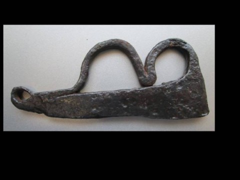 B - ARCHEOLOGIA -  - Acciarino Vichingo in Ferro � 8,7cm. - VII-X sec. d.C. �  Norvegia