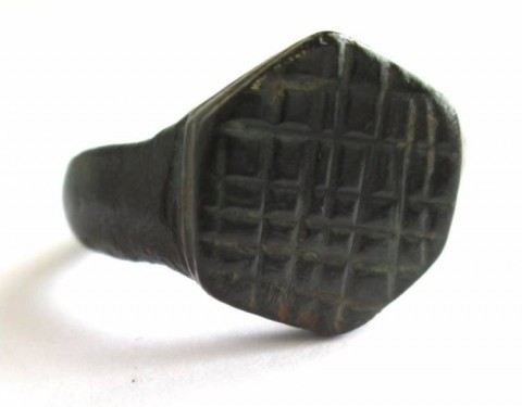 B - ARCHEOLOGIA - ANELLI (AN) - ANELLO ROMANO IN BRONZO  (197a)