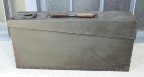 I - MILITARIA STORICA - EQUIPAGGIAMENTO (EQ) - WH   CASSETTA METALLO PORTANASTRI x MG  �ghn 44�