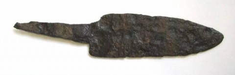 B - ARCHEOLOGIA -  - Piccolo Coltello Saex Celtico/Vichingo in Ferro � I a.C.-II d.C.  (234-4)