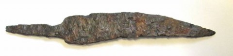 B - ARCHEOLOGIA -  - Coltello Saex Celtico/Vichingo in Ferro � I a.C.-II d.C.  (234-3)