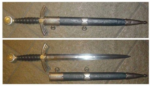 D - ARMI BIANCHE -  - DAGA UFF. LW  Mod. I  (1935)