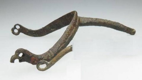 A - ANTIQUARIATO -  - Sperone Medievale in Ferro � Europa   sec. XIV  (186a)