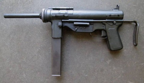 F - ARMI DISATTIVATE -  - M.3 GREASE GUN  Cal. 9mm  Brunito (1)