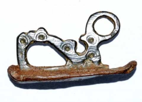 B - ARCHEOLOGIA -  - Pendente �ad Acciarino� di Legionario Romano - I-II sec. d.C. (187)