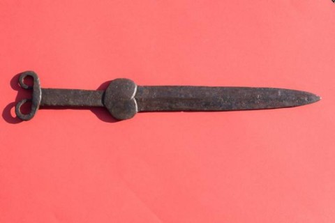 B - ARCHEOLOGIA -  - Spada corta (Akinak) Scita in Ferro -  IV-III sec. a.C. (272)