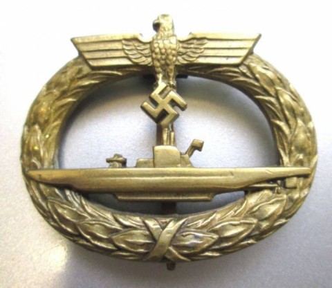 I - MILITARIA STORICA - DECORAZIONI (D) - BREVETTO KM  U-BOOT (1)