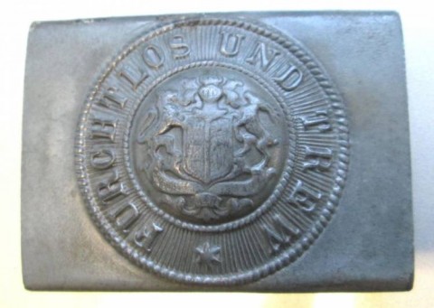 I - MILITARIA STORICA -  - FIBBIA  W�rttemberg  Furchtlos und Trew   Mod. 1915