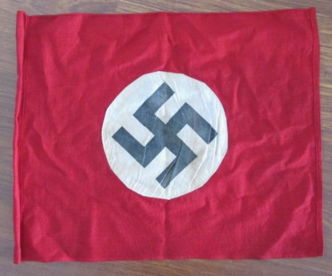 I - MILITARIA STORICA -  - BANDIERA  NSDAP  da Automezzo  cm. 40x26