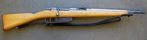 E - ARMI ATTIVE - FUCILI (F) - CARCANO MOD. 1891 TS  BRESCIA 1916 + CINGHIA