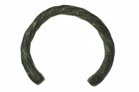 B - ARCHEOLOGIA - BRACCIALI (BR) - Bracciale �a Torciglione� Romano in Bronzo �  I-III sec. d.C.  (35)