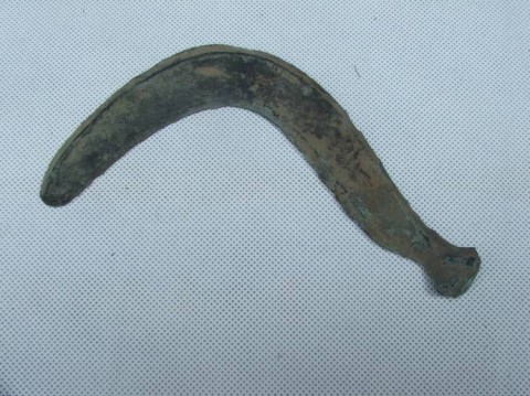 B - ARCHEOLOGIA -  - Falce in Bronzo � 25 cm. �  1100-700 a.C. 	(183)