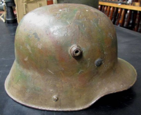 I - MILITARIA STORICA - ELMETTI (E) - ELMETTO M.16-31 KM MIMETICO