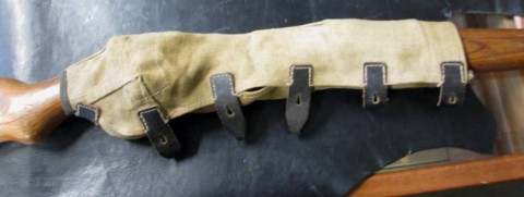 H - ACCESSORI -  - COPRIMECCANICA MAUSER K98K  TELA BEIGE