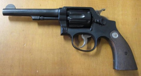 E - ARMI ATTIVE -  - REVOLVER  S.&W. Mod.1910  V. (2)   Cal.38/200
