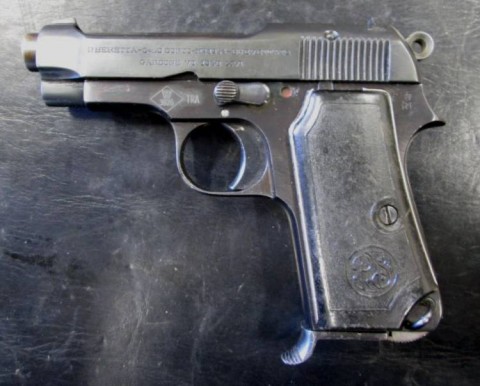 F - ARMI DISATTIVATE -  - BERETTA M.34  Cal. 9 corto  1938-XVI  �RE�