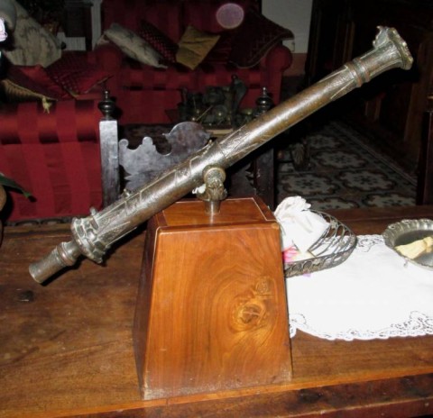 C - ARMI ANTICHE - FUCILI (F) - CANNONCINO BRONZO �LANTAKA�  PORTOGALLO SEC. XVIII