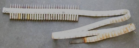 H - ACCESSORI - MUNIZIONI INERTI - N� 30 CARTUCCE  CAL. 30.06 + NASTRO PER US 1919A4