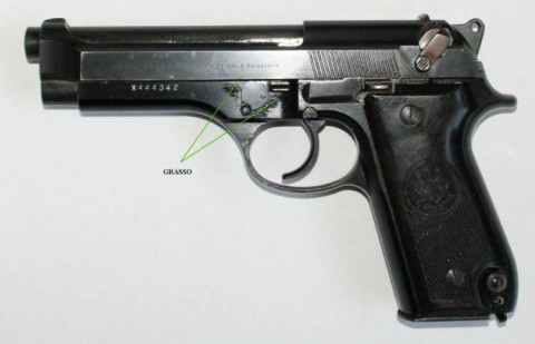 F - ARMI DISATTIVATE -  - PISTOLA BERETTA  M.92S  Cal. 9 Pb.