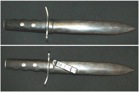 D - ARMI BIANCHE - COLTELLI - PUGNALI  (CP) - PUGNALE M.V.S.N. DA MARCIA M.35 UFF.  MOTTO: Molti Nemici Molto Onore�