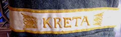 I - MILITARIA STORICA - DECORAZIONI (D) - WH  FASCETTA DA MANICA  �KRETA�
