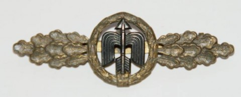 I - MILITARIA STORICA - DECORAZIONI (D) - LW  Frontflugspange f�r Jager in Gold.